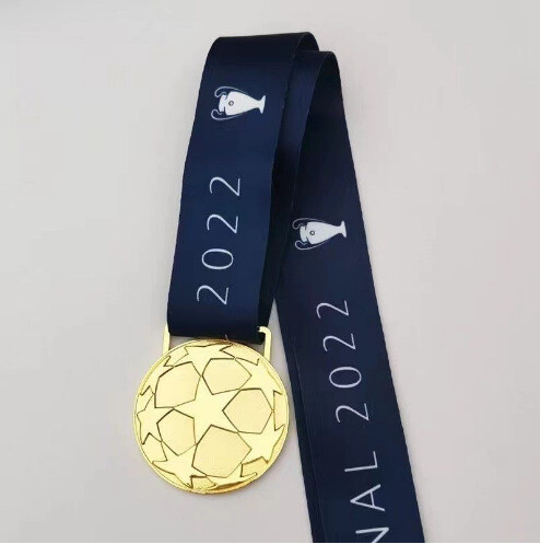 UEFA Čempionu līgas medaļu komplekts vairumtirdzniecība Premjerlīgas klubu Pasaules kausa medaļu Superkausa Čempionu līgas medaļu personalizēta tiešā pārdošana