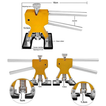 Auto Body Sheet Metal Paintless Dent Puller Kit Εργαλείο επισκευής βαθουλωμάτων αυτοκινήτου Επαγγελματικό πιστόλι κόλλας βεντούζας Εργαλεία αφαίρεσης βαθουλωμάτων χειρός