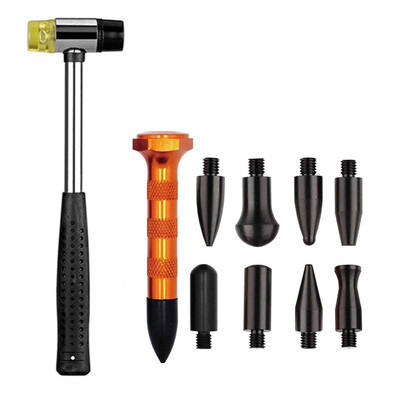 Авто каросерия Ламарина Paintless Dent Puller Kit Инструмент за ремонт на вдлъбнатини на автомобили Професионален вендуза Пистолет за лепило Ръчни инструменти за премахване на вдлъбнатини