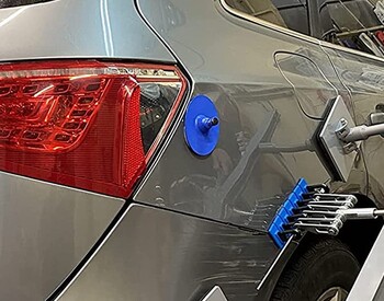 Нов инструмент за ремонт на вдлъбнатини на автомобили Auto Dent Puller Kit Heavy Duty Cars Body Dent Remover Glue Pulling Tabs Сини инструменти за издърпване