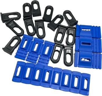 Нов инструмент за ремонт на вдлъбнатини на автомобили Auto Dent Puller Kit Heavy Duty Cars Body Dent Remover Glue Pulling Tabs Сини инструменти за издърпване