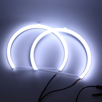 Super Bright Halo Rings Cotton LED Angel Eyes Headlight 60mm 70mm 80mm 90mm 100mm 110mm 120mm Car Motorcycle DRL Light Bulb Light