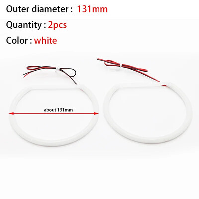 Inele halo super luminoase din bumbac LED Far Eyes 60mm 70mm 80mm 90mm 100mm 110mm 120mm Lampă cu bec DRL pentru motociclete