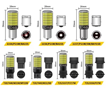 2x 1157 BAY15D LED Canbus 144 SMD 20W Φωτιστικό Πίσω Φωτιστικό Φρένου Αυτοκινήτου Οπίσθιο Φωτιστικό Φως.1156.bau15s.t20.7440.7443.3156.3157.