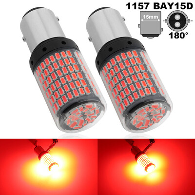 2x 1157 BAY15D LED Canbus 144 SMD 20W autófék hátrameneti lámpa hátsó lámpa izzók.1156.bau15s.t20.7440.7443.3156.3157.