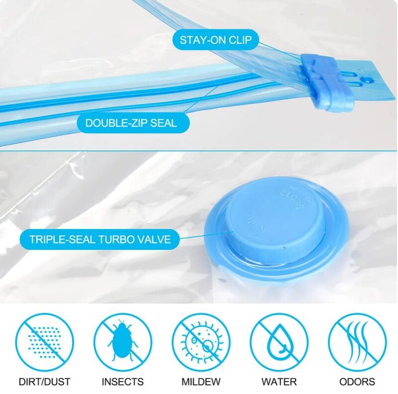 Σακούλα συμπίεσης κενού ηλεκτρική αντλία αντλία αναρρόφησης Mini Vacuum Sealer Machine Space Saver for Clothes Food Organizer