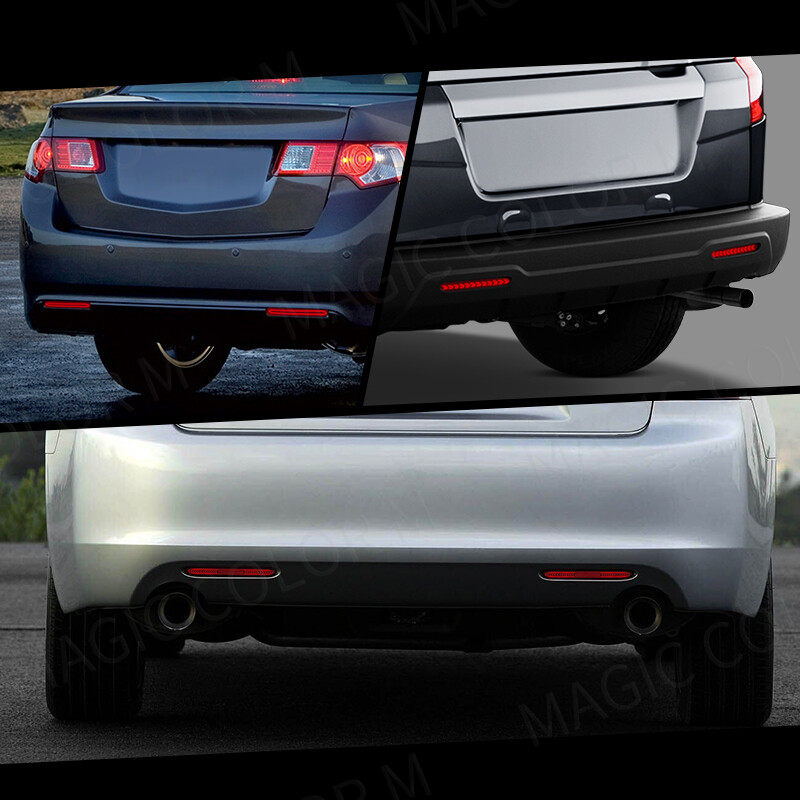 For Honda Accord Odyssey CR-V Acura TSX Element LED tagumise põrkeraua helkuri suunatule hoiatus autoosade udupiduri laterna jaoks