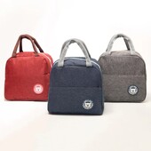 Izoliuotas pietų maišelio izoliacija „Bento Pack“ aliuminio folijos ryžių maišelio patiekalų paketas „Ice Pack“ studentų „Bento“ pietų rankinės izoliacija