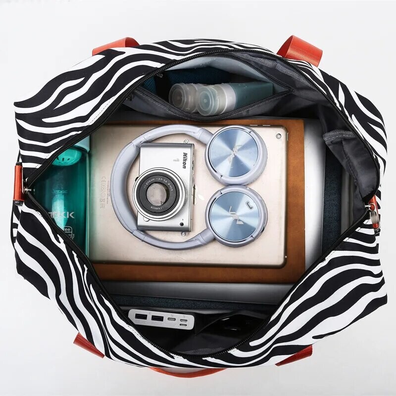 Divatos vízálló utazási fitnesztáska, hordozható nejlon női sportruházati tárolócsomag többfunkciós száraz, nedves elválasztó tornazsák