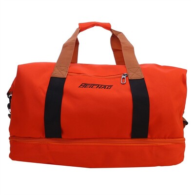 Utazótáska Női kézitáska Virágmintás Vízálló nagy méretű Poggyász Fitness Száraz Nedves Elválasztó táska Hétvégi táska