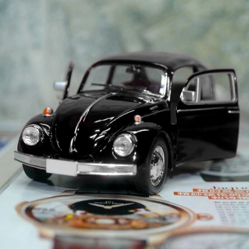 Najnoviji dolazak Retro Vintage Buba Diecast Pull Back Model automobila Igračka za djecu Poklon Dekor Slatke figurice Minijaturni ukrasi