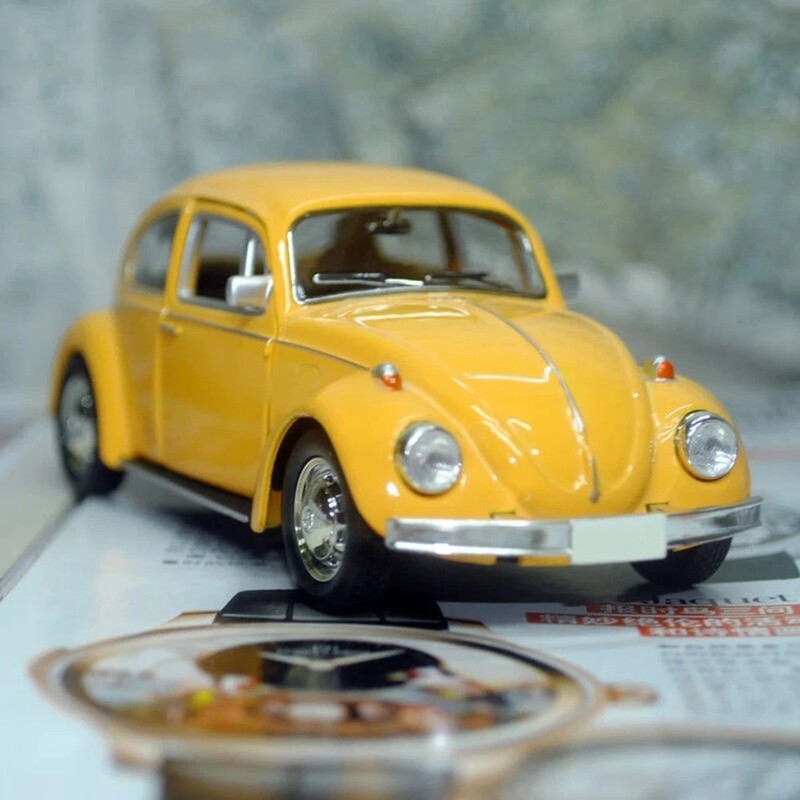 Najnoviji dolazak Retro Vintage Buba Diecast Pull Back Model automobila Igračka za djecu Poklon Dekor Slatke figurice Minijaturni ukrasi