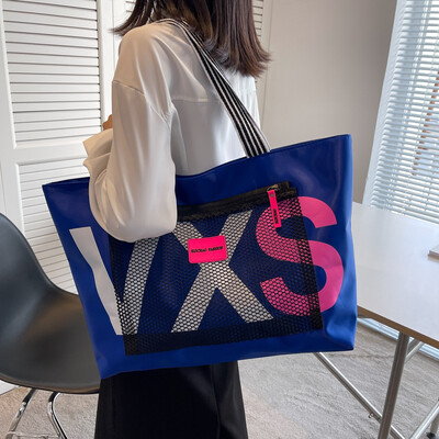 aliwood 2022 New Arrivals Letter Naiste õlakotid Trendikas veekindel kandekott Rannakott Suure mahutavusega naiste reisipoekotid