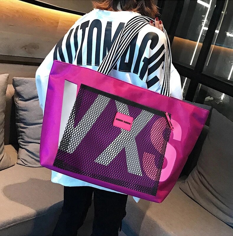 aliwood 2022 New Arrivals Letter Naiste õlakotid Trendikas veekindel kandekott Rannakott Suure mahutavusega naiste reisipoekotid