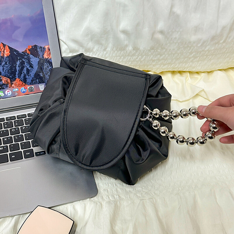 Naiste pingutusnööriga kosmeetikakott Reisihoidja meigikoti korraldaja Naiste meigikott Kaasaskantav veekindel tualett-tarvete ilukohver