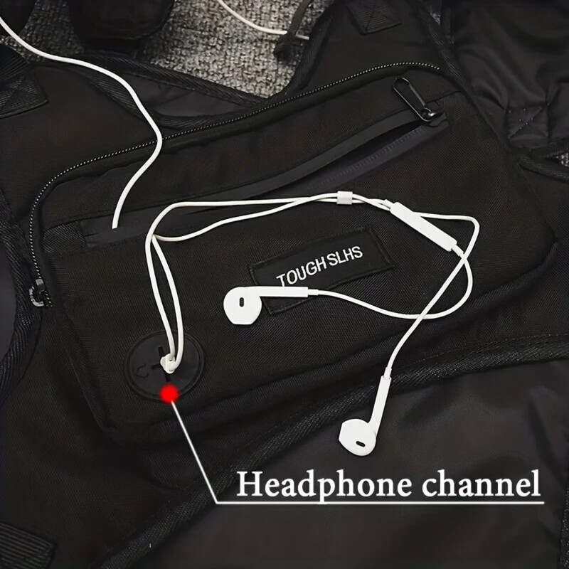 Taktikaline vestikott Kerge funktsioon tuuletööriistade kott Vestikott Korea moe multifunktsionaalne rinnakott Meeste sportlikud rinnakotid