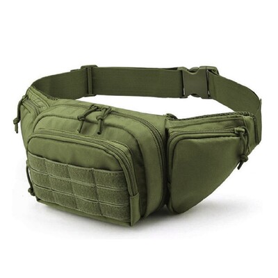 Meeste vöökoht Fanny Pack rihmakott Taktikaline sõjaline mootorrattasõitja Sport Ronimine Kämping Nailon Meeste Tööriist Rindkere puusakott