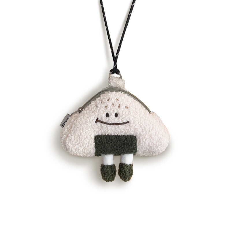 Японска чанта Kawaii 2023 Нови дамски анимационни плюшени чанти за през рамо с оризови топки Дамски чанти през рамо Чанта през рамо Чанта за вратовръзка Чанта Feminina