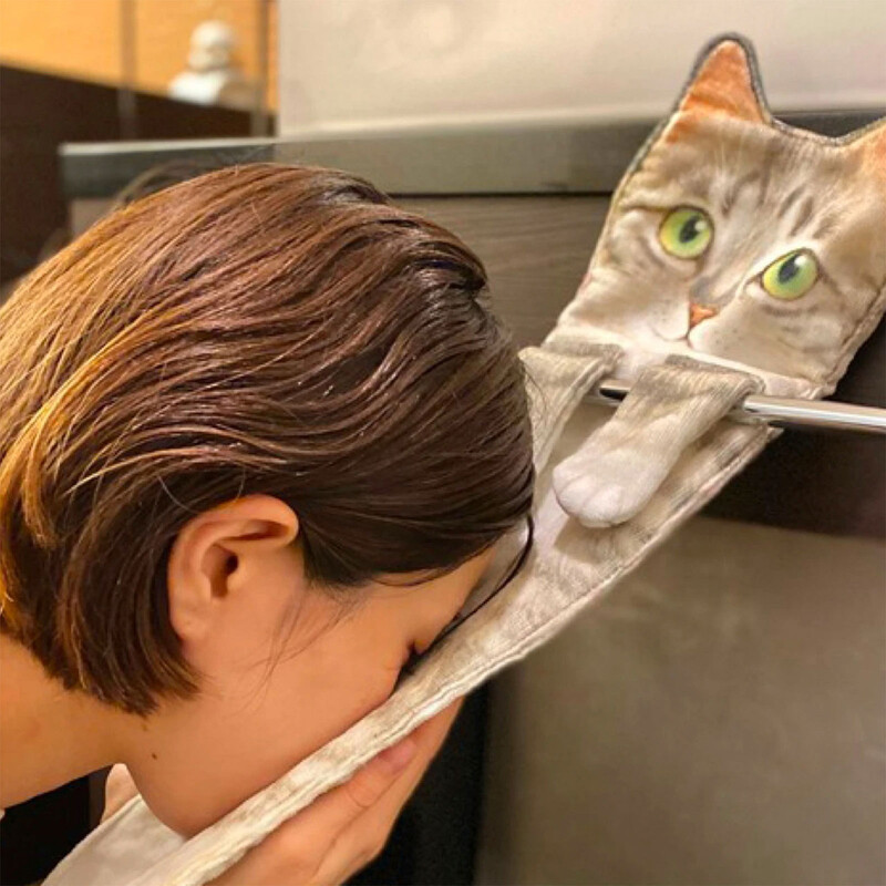 naljakad kassi käterätikud Köök Vannitoa Käsirätikupall riputusaasadega Kiirelt kuivavad pehmed imavad mikrokiust loomingulised käterätikud