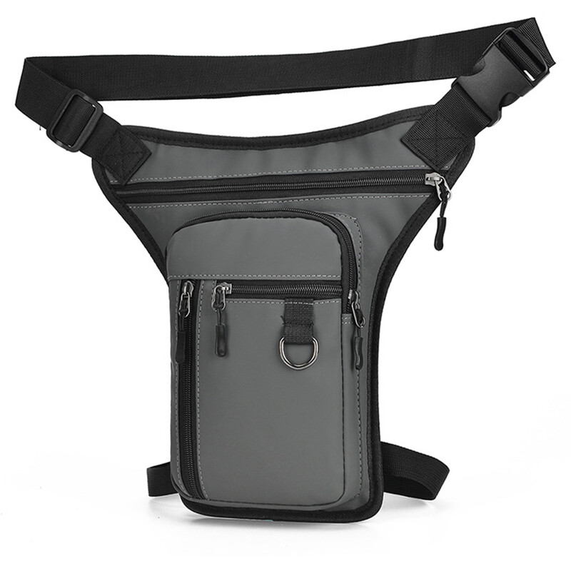 Meeste Drop Leg Bag Vöökott meestele Fanny Pack Telefoni rahakott Mootorrattasõit Õlad Risti keha Reie Meeste Puusarihma vöökotid