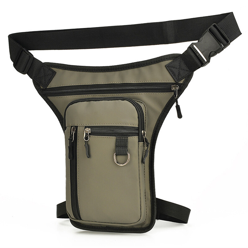 Meeste Drop Leg Bag Vöökott meestele Fanny Pack Telefoni rahakott Mootorrattasõit Õlad Risti keha Reie Meeste Puusarihma vöökotid