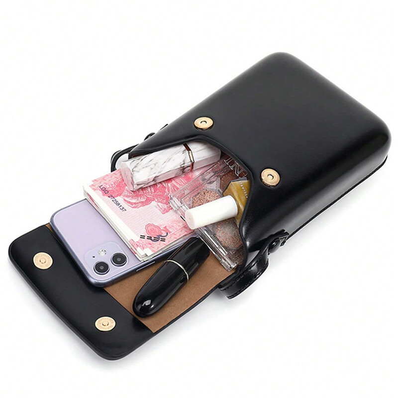 Uued naiste käekotid Mood Pu-nahast õlakotid Naistele Luksuslikud Suure mahutavusega Crossbody kotid Naistele Väike klapp telefonikott