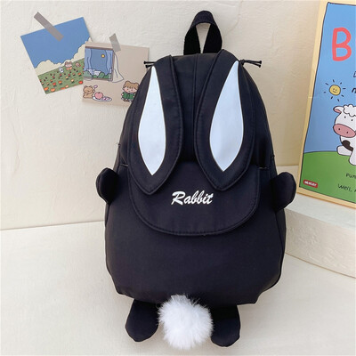 Uus mood laste koolikotid jänku kaasaskantavad seljakotid lastele reisiseljakotid armsad poiste ja tüdrukute kooliraamatu seljakott