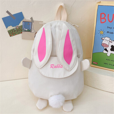 Uus mood laste koolikotid jänku kaasaskantavad seljakotid lastele reisiseljakotid armsad poiste ja tüdrukute kooliraamatu seljakott