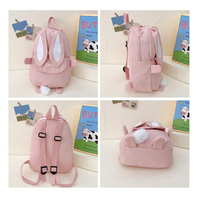 Uus mood laste koolikotid jänku kaasaskantavad seljakotid lastele reisiseljakotid armsad poiste ja tüdrukute kooliraamatu seljakott