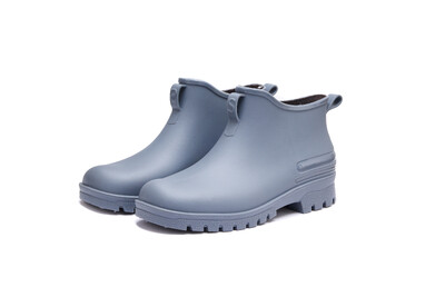 Pantofi de ploaie pentru bărbați, anti-alunecare, pantofi impermeabili la modă în aer liber, pantofi din plastic, rezistenti la uzură, iarnă, bumbac, calde, cizme scurte de ploaie bărbați