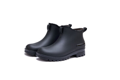 Pantofi de ploaie pentru bărbați, anti-alunecare, pantofi impermeabili la modă în aer liber, pantofi din plastic, rezistenti la uzură, iarnă, bumbac, calde, cizme scurte de ploaie bărbați