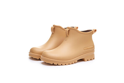 Pantofi de ploaie pentru bărbați, anti-alunecare, pantofi impermeabili la modă în aer liber, pantofi din plastic, rezistenti la uzură, iarnă, bumbac, calde, cizme scurte de ploaie bărbați