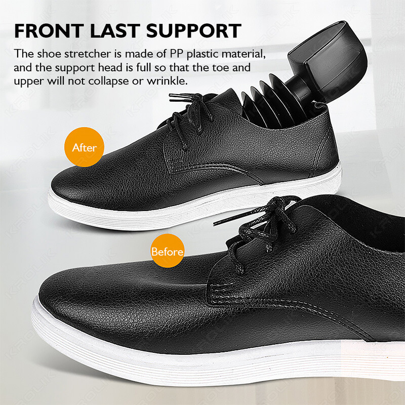 Reguleeritava pikkusega plastikust kingapuud 2 tk. komplekt meestele naiste kingade kandurid jalatsid kortsukaitse jalanõud jalatsid