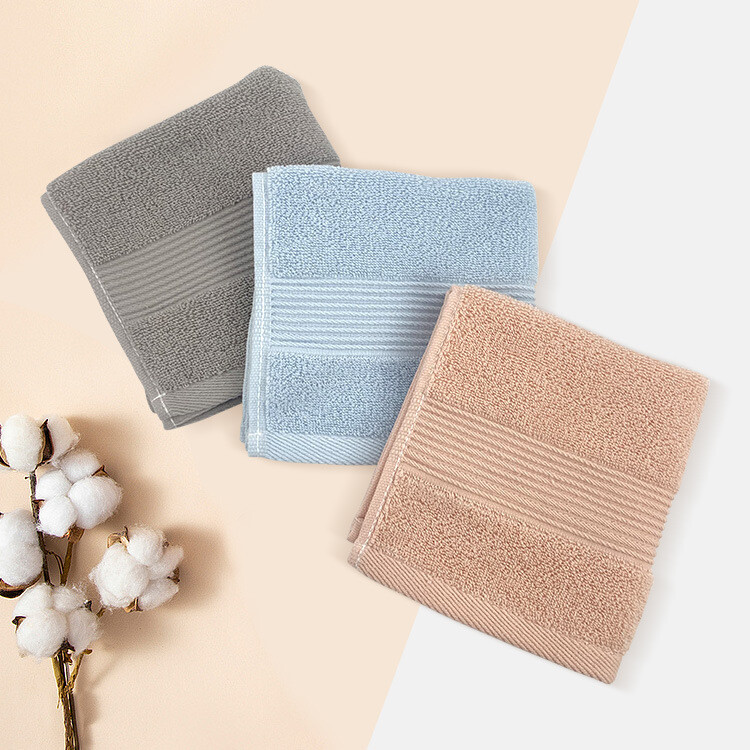 Kasulik rätik ruudukujuline näorätik Tugev vett imav lastele lastele väike puhas puuvillane rätik pühkige käed 33*33