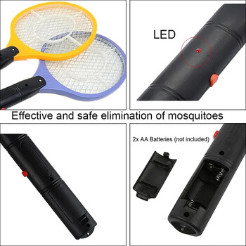 Electric Fly Insect Bug Zapper Bat Handheld Insect Fly Swatter Ρακέτα Φορητή κουνουπιών Killer Pest Control για έντομα υπνοδωματίου