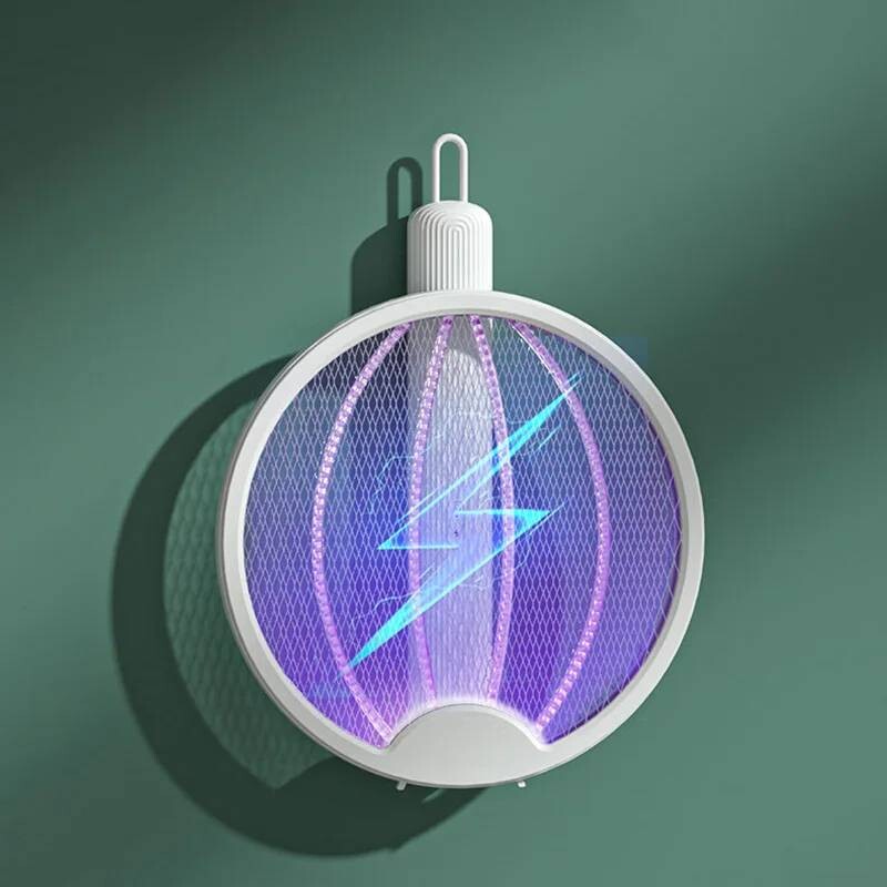 Kokkupandav elektriline sääsetõrjevahend kärbsepüünis 4-ühes USB-laetav putukatõrje UV-valgusega 3000 V kaitsega