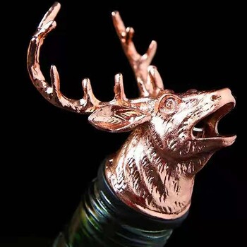 BMBY-Wine Stopper Deer Champagne Vacuum Seal Εργαλεία κουζίνας Αξεσουάρ Μπαρ Home Brewing Wine Making Barware Wine Dispenser