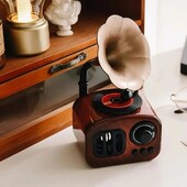1 бр., музикална кутия, ретро фонограф музикална кутия декорация орнамент музикална кутия маса декорация на бюро подаръци за Свети Валентин