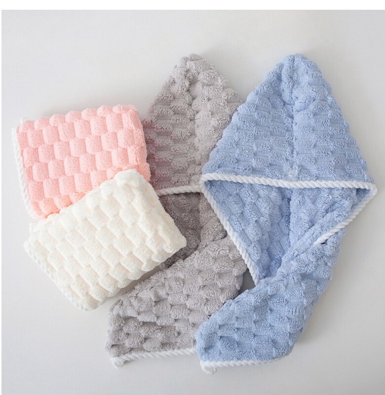 Korallifliisist juuksemüts kiireks kuivamiseks – üliimav ja paks müts naistele kiiresti kuivav rätik vannituppa kõikidel aastaaegadel