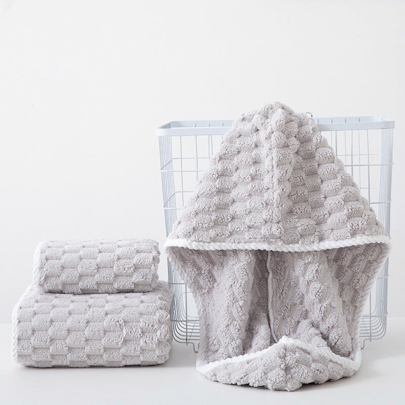 Korallifliisist juuksemüts kiireks kuivamiseks – üliimav ja paks müts naistele kiiresti kuivav rätik vannituppa kõikidel aastaaegadel