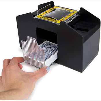 2 Τράπουλες Automatic Card Shuffler Αυτόματη Παιχνιδομηχανή Mixer Παιχνίδια Poker Sorter Machine Dispenser for Travel Home