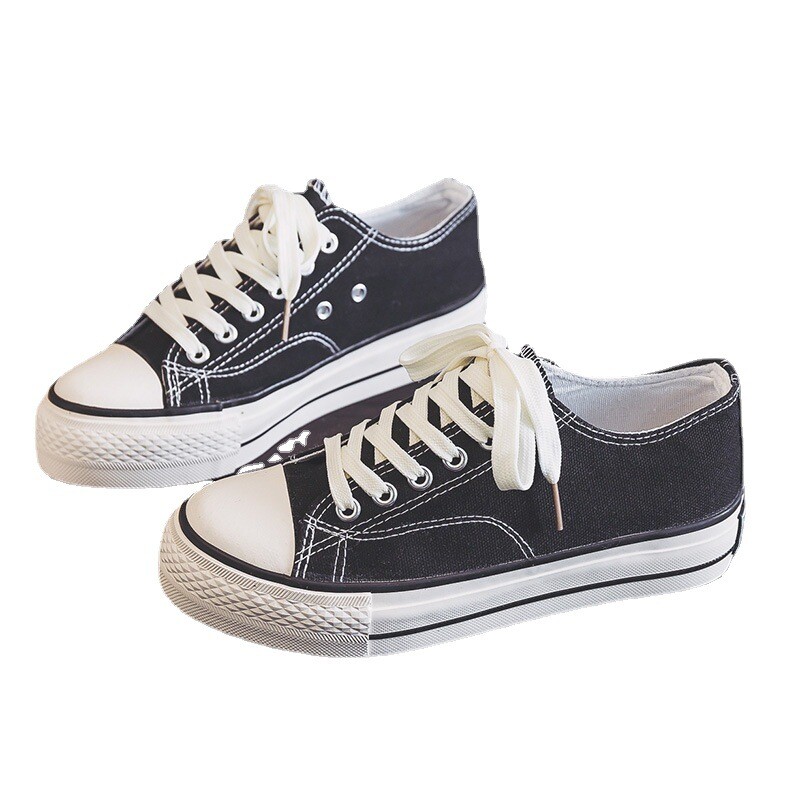 Ανοιξιάτικη χοντρή σόλα Γυναικεία παπούτσια Leisure Παπούτσια καμβά που αναπνέουν άνετα αθλητικά παπούτσια Παπούτσια με χοντρή σόλα με αύξηση ύψους