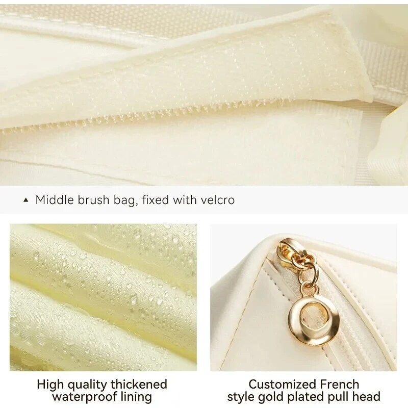 1/2 tk kosmeetikatoodete hoiukomplekt, suure mahutavusega reisi-tualett-tarvete kott, meigikott Advanced Sense`i kaasaskantava kosmeetikatoodete hoiukotiga