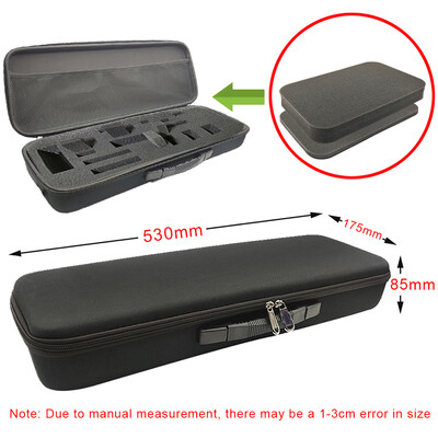 DIY vahtplastist hoiukott Kohandatud reisimiseks mõeldud tõmblukuga karbikott välistingimustes kasutatavate tööriistade tarvikute jaoks Põrutuskindel kaamera kogumiskott