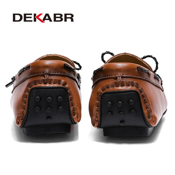 DEKABR Loafers Ανδρικά Ανοιξιάτικα Παπούτσια Clasicc Vintage Άνετα Flat Μοκασίνια Μόδα Ανδρικά slip-on Boat Παπούτσια Ανδρικά Casual παπούτσια