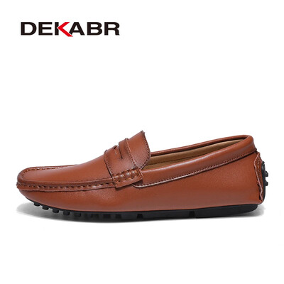 DEKABR Loafers Kingad Meeste Kevad Clasicc Vintage Mugavad Flat Moccasin Mood Meeste Slip-on Boat Kingad Meestele Vabaajajalatsid