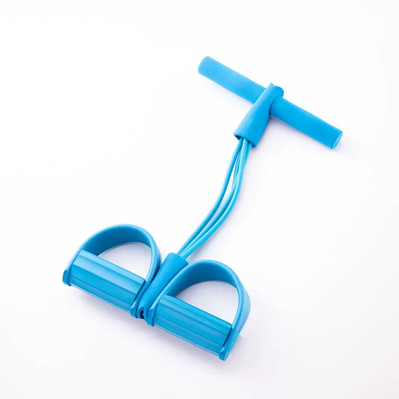 Multifunktsionaalsed pingutustrossipaelad fitness-treeninguteks Elastiklint Kodu vastupidavusrihmad 4 toru elastne pedaalitõmmits