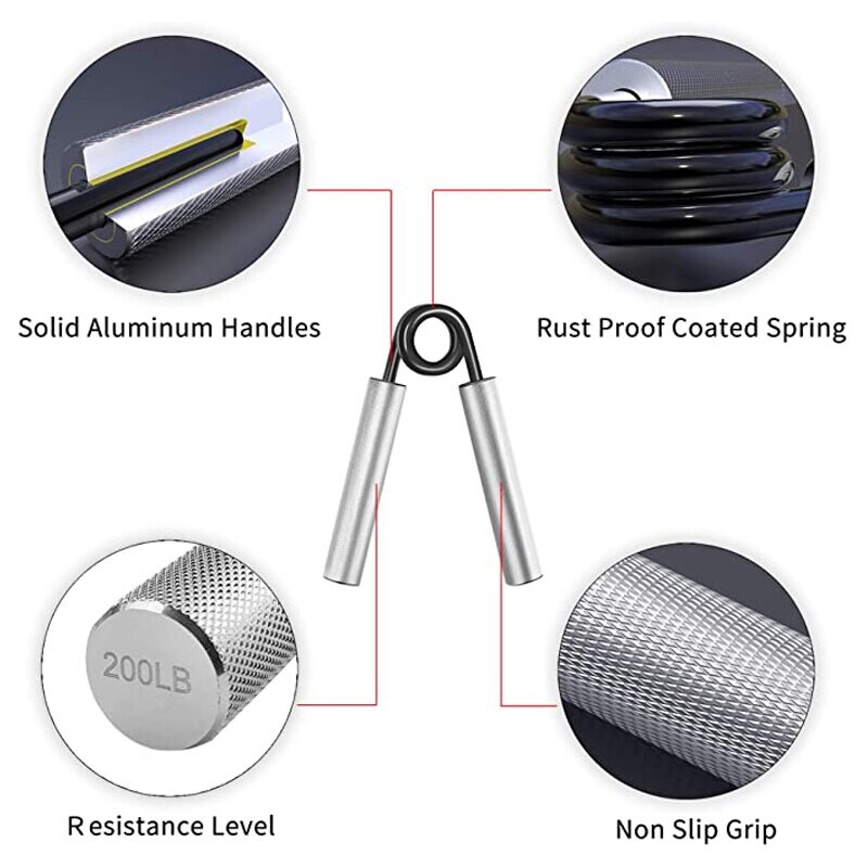 Alumiiniumist käepide jõusaal Fitness sõrmetreening käsivarre jõutreening lihaste taastamine, taastusravi arendaja haarats