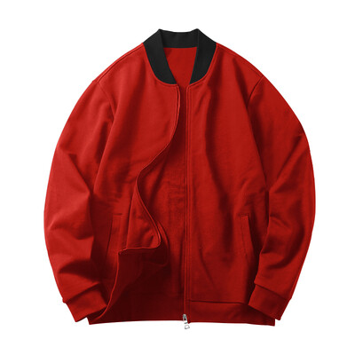Pure Color Meeste Bomber Jope Meeste vabaaja tänavarõivad Hip Hop Tõmblukuga mantlid Mood Meeste Pesapalli Vormiriietus Lennukite jakid Riietus