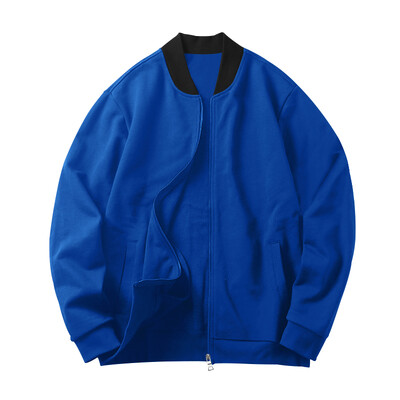 Pure Color Meeste Bomber Jope Meeste vabaaja tänavarõivad Hip Hop Tõmblukuga mantlid Mood Meeste Pesapalli Vormiriietus Lennukite jakid Riietus